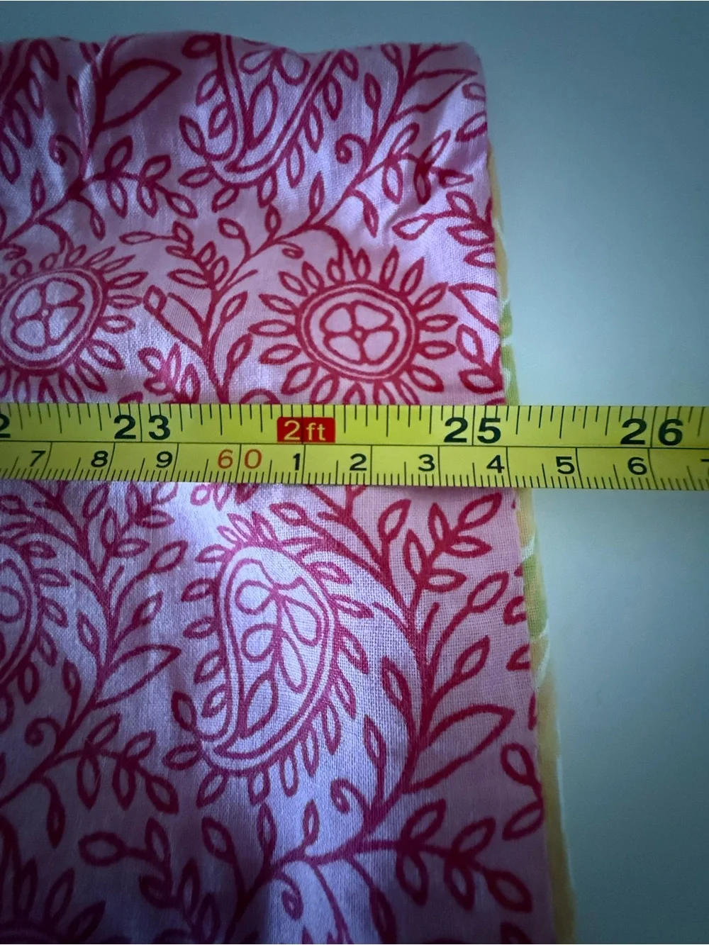 Set of 2 Patterned 25”x25” Decorative Throw Pillow SHAMS (no inserts)